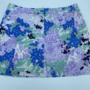 IZOD Golf Women’s Skort Size 16 Purple, Blue & Green